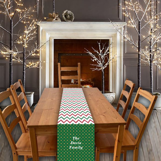 Caminho De Mesa Pequeno Nome Personalizado de Caneta de Clareia Verde Verm (Criador carregado)