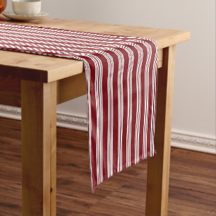 Caminho De Mesa Pequeno O bastão de doces listra o vermelho branco