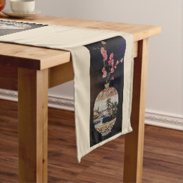Caminho De Mesa Pequeno O corredor japonês da mesa do vaso