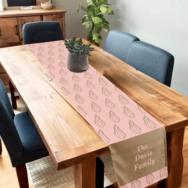 Caminho De Mesa Pequeno Oh, Minhas Almas Rosa, Família Jante de Ação de Gr (Criador carregado)