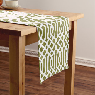 Caminho De Mesa Pequeno Olive Green