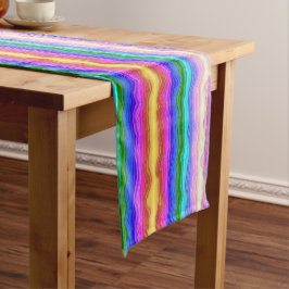 Caminho De Mesa Pequeno Ondas de cor