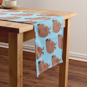 Jogo americano impermeável Capybara 30,5 x 45,7 cm, conjunto de 4, capivara  para jantar, pátio, mesa, cozinha, copa, desenho animado, capivara de  animais, tapetes de lugar para amantes de animais, jogos americanos