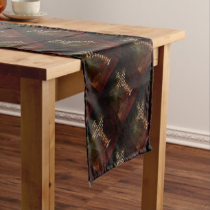 Caminho De Mesa Pequeno Oração Serenária Com Linda Arte Cristã