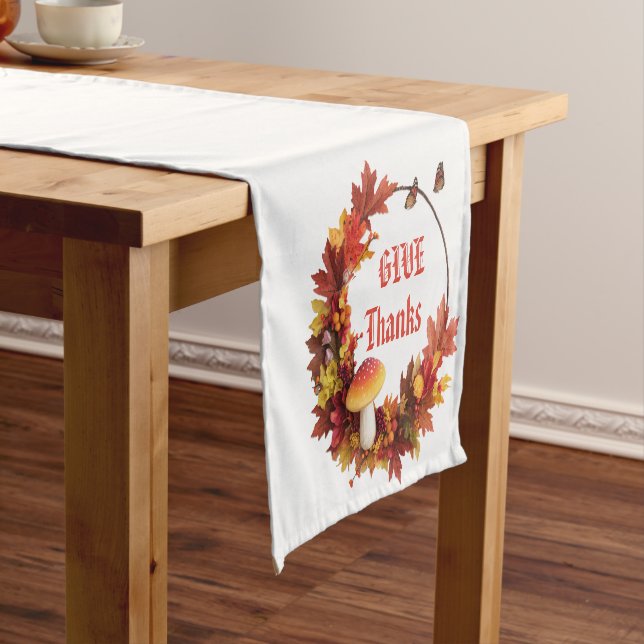 Caminho De Mesa Pequeno outono Russo de outono Dê Obrigados (No Local)