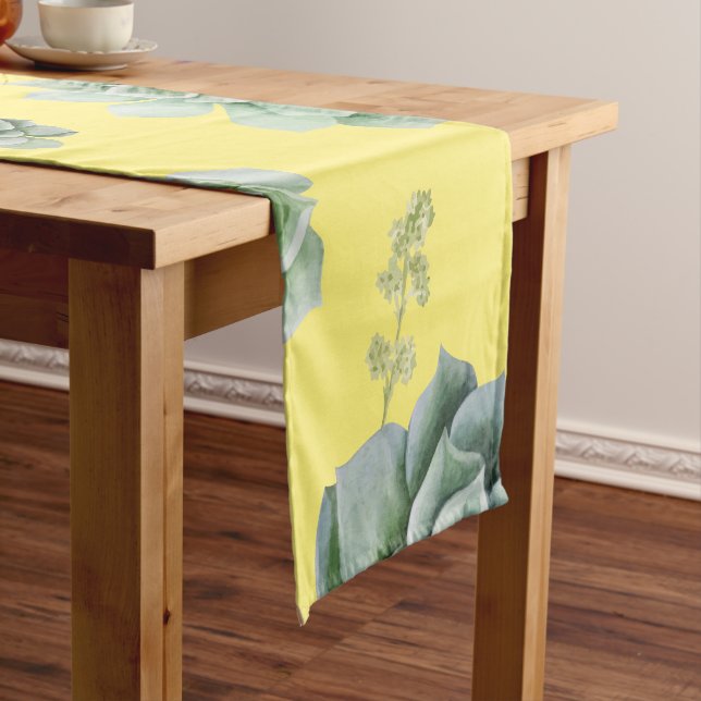 Caminho De Mesa Pequeno Padrão Cactus 9 (No Local)