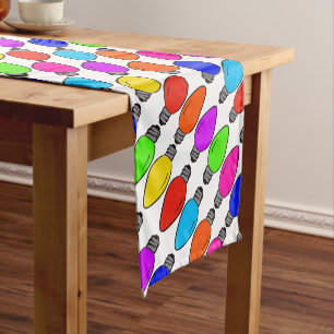 Caminho De Mesa Pequeno Padrão das lâmpadas de Natal