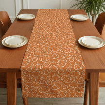 Padrão de Abóbora Laranja Decoração de Outono Hall