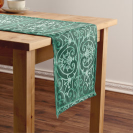 Caminho De Mesa Pequeno Padrão de deslocamento verde de sábio