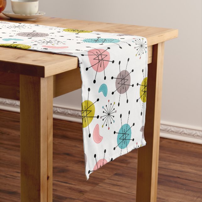 Caminho De Mesa Pequeno Padrão de Estrela Explosiva Retro Atômico (No Local)