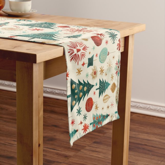 Caminho De Mesa Pequeno Padrão de Festas de Inverno Festivas (No Local)