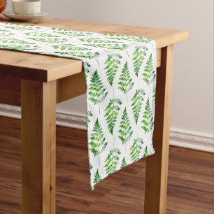 Caminho De Mesa Pequeno Padrão de Folhas de Fern