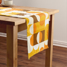 Padrão de meio círculo amarelo alaranjado castanho