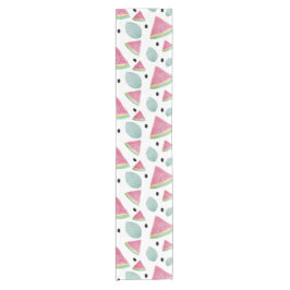 Caminho De Mesa Pequeno Padrão de melancia Cores de água pintadas à mão