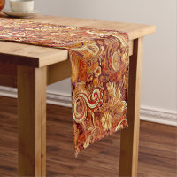 Padrão de Paisley Amarelo Laranja