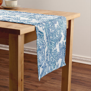 Caminho De Mesa Pequeno Padrão de Paisley do Blue Boho