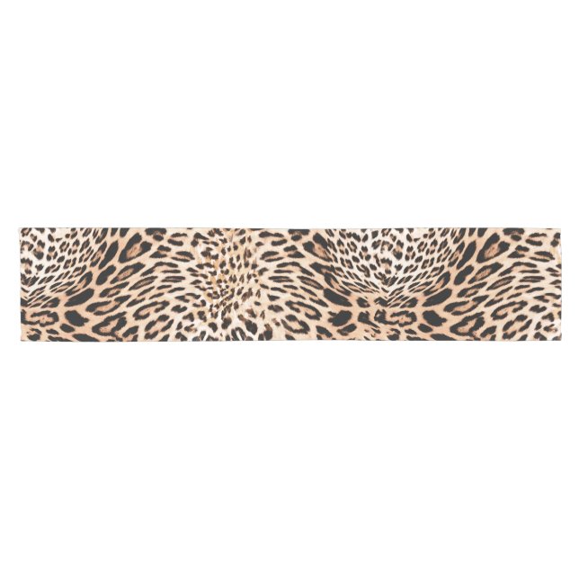 Caminho De Mesa Pequeno Padrão de peles de leopardo (Horizontal)