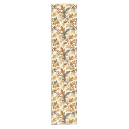 Caminho De Mesa Pequeno Padrão de queda de folhas de carvalho e pinecone l