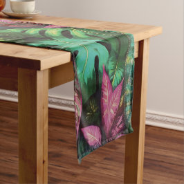 Caminho De Mesa Pequeno Padrão de Superfície Contínua Sonhos da Selva do C