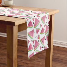 Caminho De Mesa Pequeno Padrão de Verão das Fatias de Watermelão