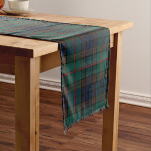 Caminho De Mesa Pequeno Padrão de Xadrez do Tartan neozelandês