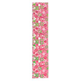 Caminho De Mesa Pequeno Padrão dos quadrados retrorreflectores