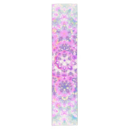 Caminho De Mesa Pequeno Padrão Geométrico de Abstrato de Cores de Pastel