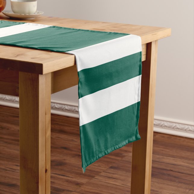 Caminho De Mesa Pequeno Padrão Verde Moderno (No Local)