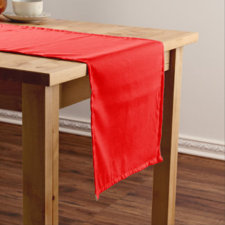Caminho De Mesa Pequeno Paleta Vermelha Escarlate Ardente