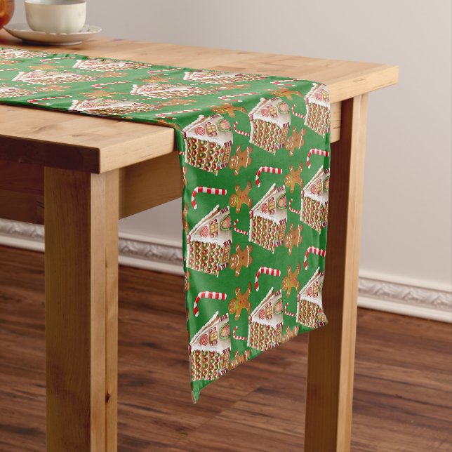 Caminho De Mesa Pequeno Pão de pão festivo natal (No Local)