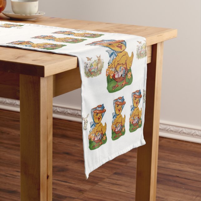 Caminho De Mesa Pequeno Páscoa do Runner de Tablecloth (No Local)