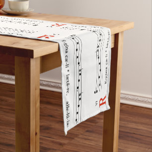 Caminho De Mesa Pequeno Páscoa Gregoriana Chant Whimsical Elegent Católica