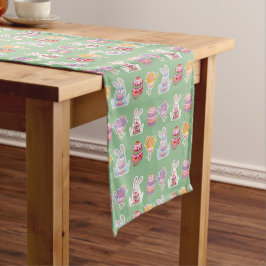 Caminho De Mesa Pequeno Páscoa Padrão Laurel Green Mesa Runner