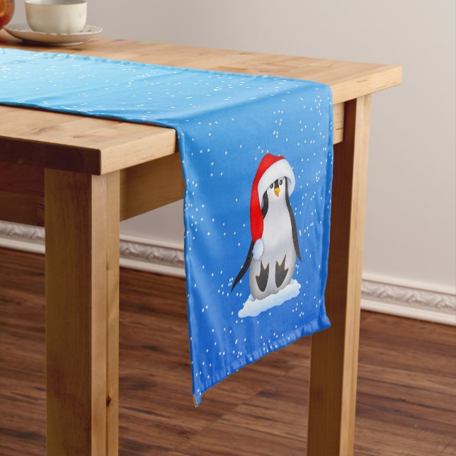 Caminho De Mesa Pequeno Pássaro em Santa Hat (No Local)