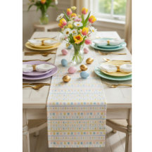 Passe de Mesa com Padrão de Arte Folclórica Escand