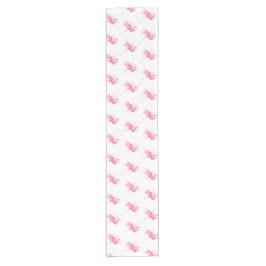 Caminho De Mesa Pequeno Passeio de Mesa Flamingo Rosa