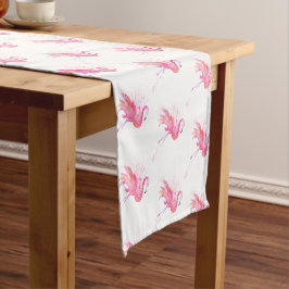 Caminho De Mesa Pequeno Passeio de Mesa Flamingo Rosa