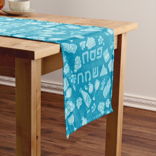Caminho De Mesa Pequeno Passover Table Runner (No Local)