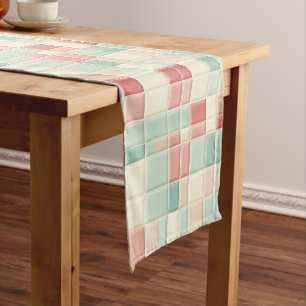 Caminho De Mesa Pequeno Pastagens Padrão de Azulejos cerâmicos Faux