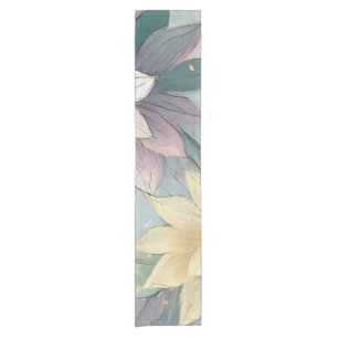 Caminho De Mesa Pequeno Pastel Blossom Burst: Padrão de Explosão Floral