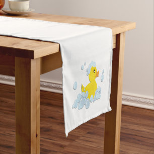 Caminho De Mesa Pequeno Pato em bolhas