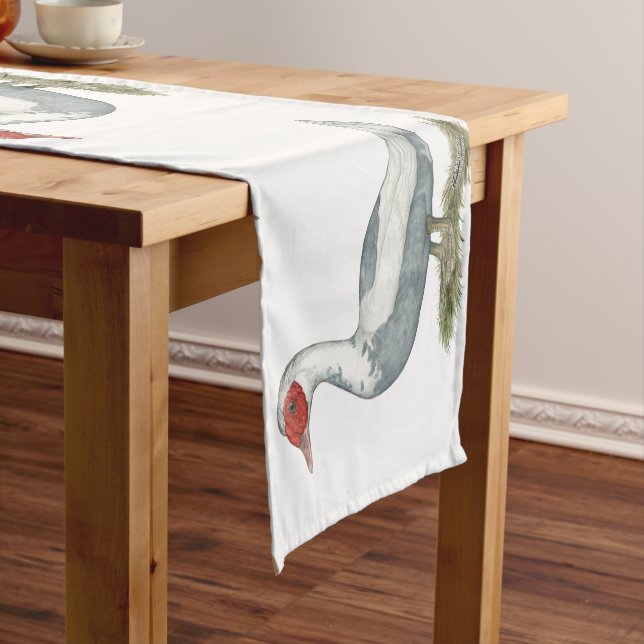 Caminho De Mesa Pequeno Pato-Pico Azul Muscovy (No Local)