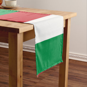 Caminho De Mesa Pequeno Patriótico italiano da bandeira de Italia