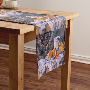 Caminho De Mesa Pequeno Paul Cezanne - A Vida Estática com uma Cortina