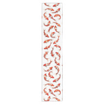 Peixe de sorte flutuante, koi japonês aquarela