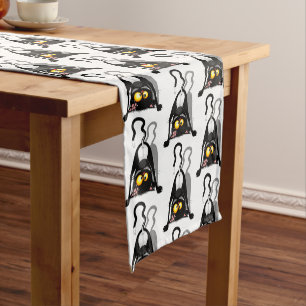 Caminho De Mesa Pequeno Personagem de desenho animado engraçado de gato de