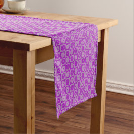 Caminho De Mesa Pequeno Pétalas em Silêncio 01. Padrão Floral.