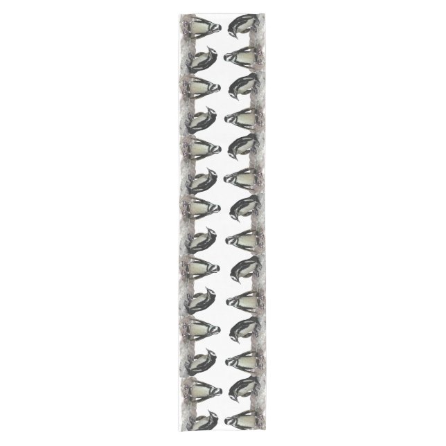 Caminho De Mesa Pequeno Pinguins - Curto-Mesa (Frente)