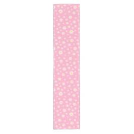 Caminho De Mesa Pequeno Pink Daisy Mesa Runner