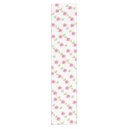 Caminho De Mesa Pequeno Pinks e Verdes limões